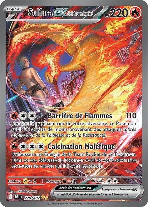 Cartes sulfura ex team rocket 229/182
