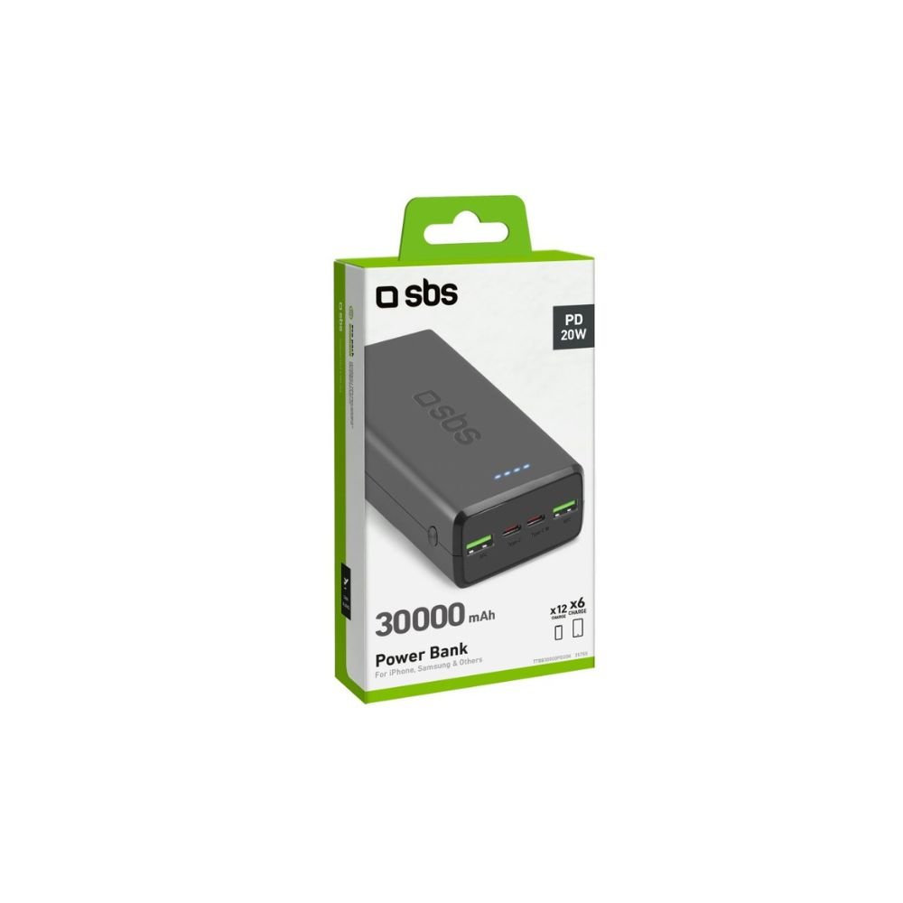 Batterie externe 30 000 mah pspb30000pdbk