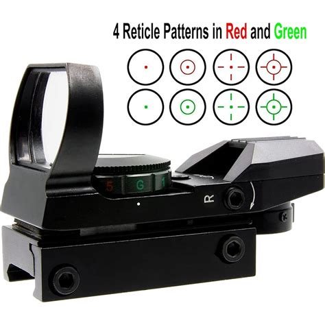 Accessoire airsoft reflex red dot red/green