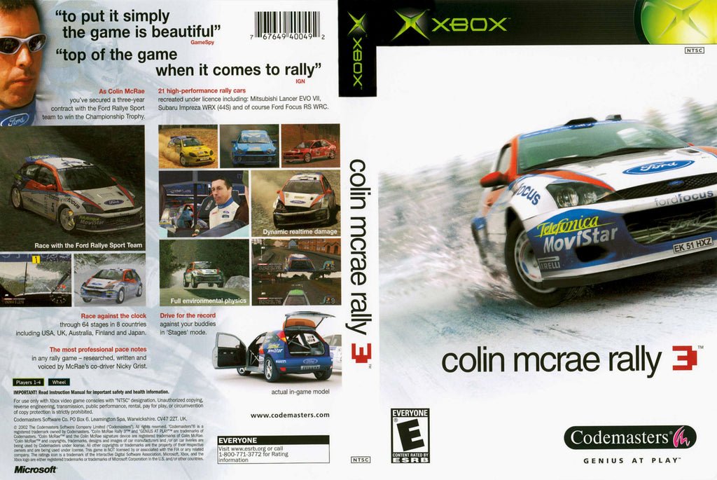 Jeu collin mcrae rally 3