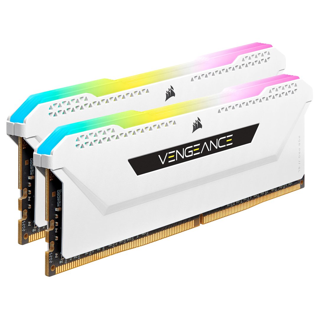 Barette memoire vengeance rgb pro sl ddr4 2x16gb