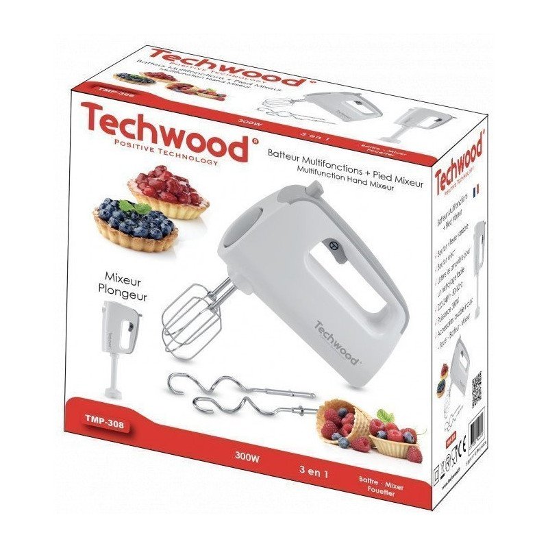 Mixeur plongeur 3 en 1 tmp-308