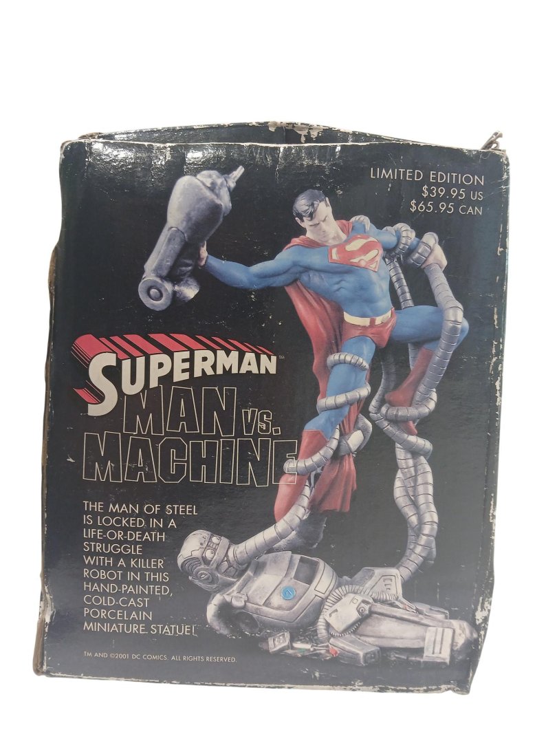 Figurine superman man vs machine
