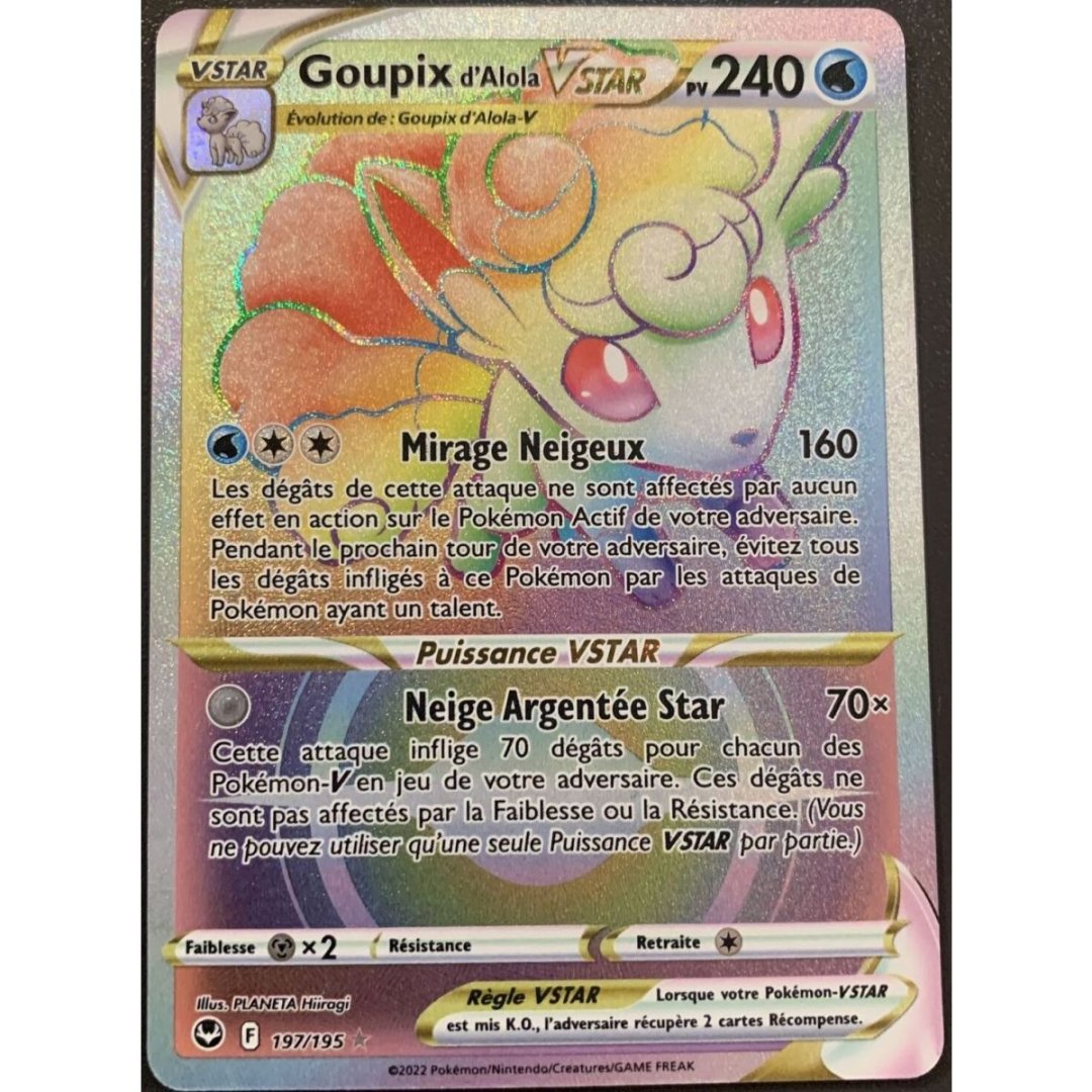 Carte goupix d'alola vstar sit 197/185