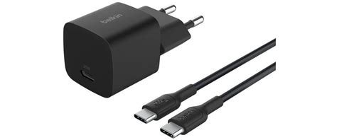 Chargeur boostcharge100w usb-c usb-c noir