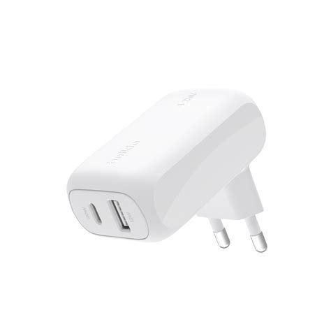 Chargeur boostcharge dual wall 42 w usb et usb-c