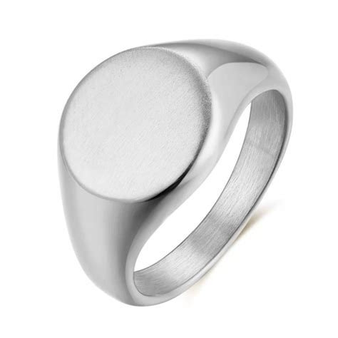 Chevaliere homme acier