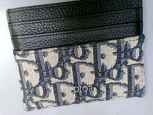 Porte cartes jacquard toile
