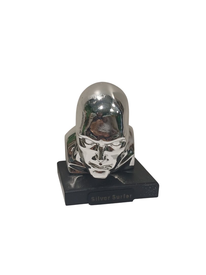 Figurine marvel tete surfer d'argent