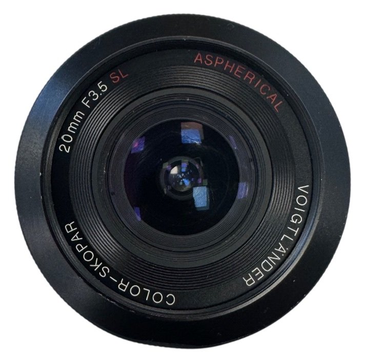 Objectif color-skopar 20mm f3.5 sl 20mm f/22 - f/3.5 nikon f / pentax k / canon ef