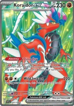 Carte pokemon koraidon ex