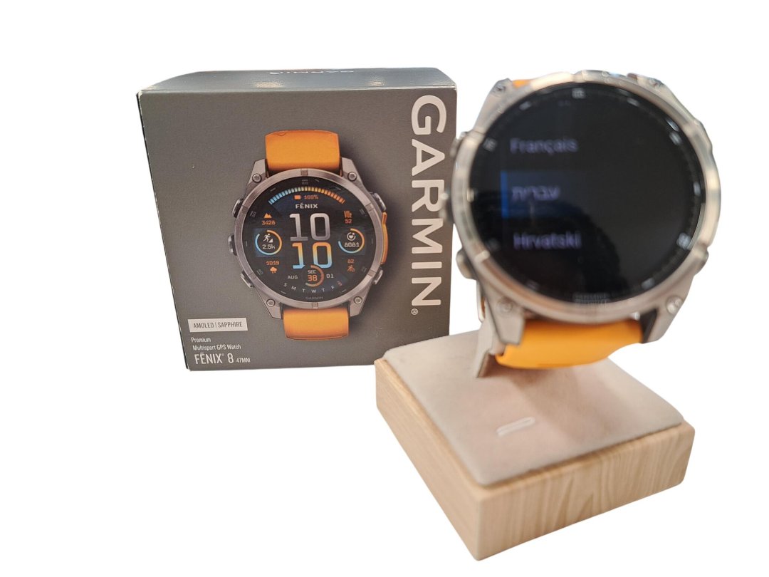Montre connectee sport fenix 8 47mm amoled sapphire 47mm gps