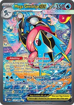 Carte pokemon mega amphinobi ex (cri 116)