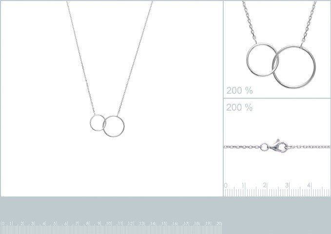 Collier argent 925 rhodie 72115945