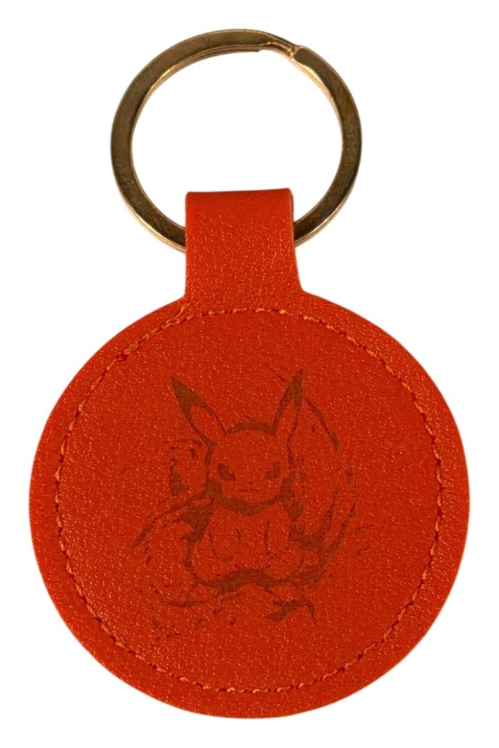 Porte cles orange pikachu