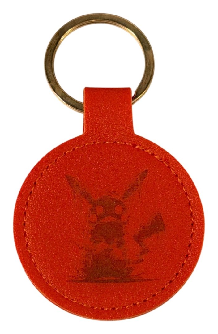 Porte cles orange pika haloween
