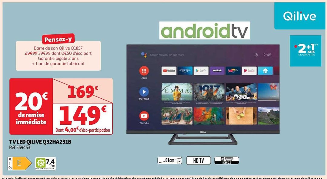 Tv 32" q32ha231b