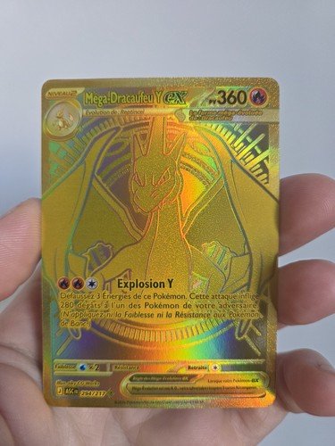 Carte mega-dracaufeu y ex 022/217 mega-evolution heros transcendants