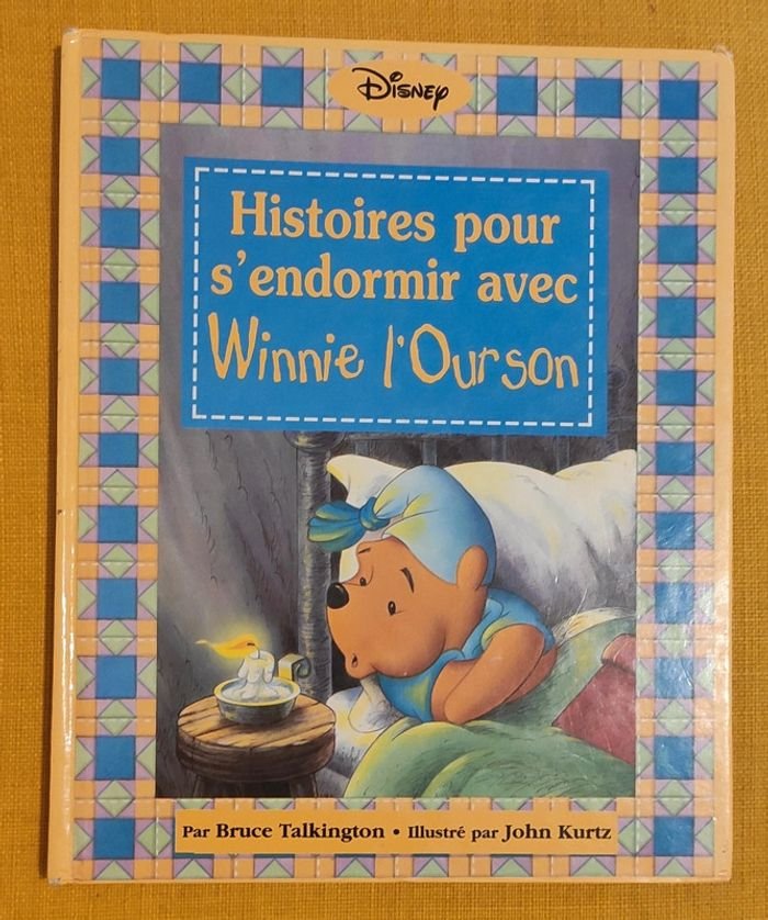 Livre histoires pour d'endormir avec winnie l'ourson