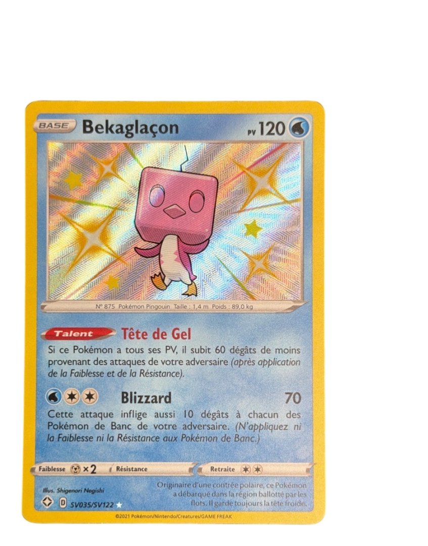 Carte bekaglacon sv sv035/sv122 holo