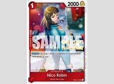 Cartes a collectionner nico robin judge stamp op05-10