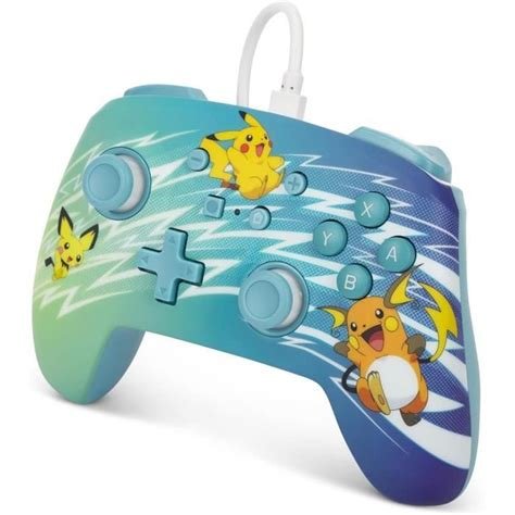Manette filaire switch nsgpewdb pikachu evolutions