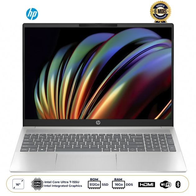 Pc portable intel core 5 120u 16gb ram 1to ssd